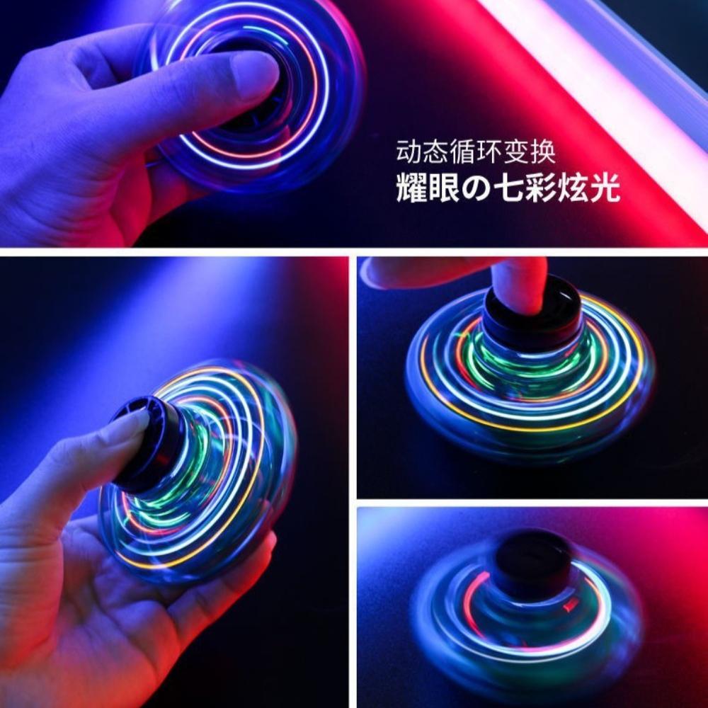 NEW LED Flying UFO Spinner Fingertip, Upgrade Flight Helicopter Gyro Flyorb Hover Ball, Mini Drone Aircraft Toy, Christmas Gift