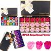 18 Pièces Mousse pour Fabrication de Couronnes Rose Mousse Rose Parfumée Romantique Têtes de Fleurs en Mousse Tête de Fleur DIY Décorations de Mariage