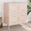 VidaXL Buffet Pink 68x39x79 Cm Steel, Cabinet, Cupboard, Highboard, Sideboard, Storage Cabinet, Organizer of 842953