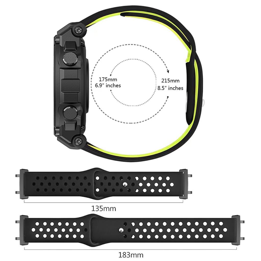 Breathable Silicone Strap For Huami Amazfit T-Rex 3 Smart Watch Band Sports Bracelet Belts For Amazfit T Rex Trex Pro Ultra Correa