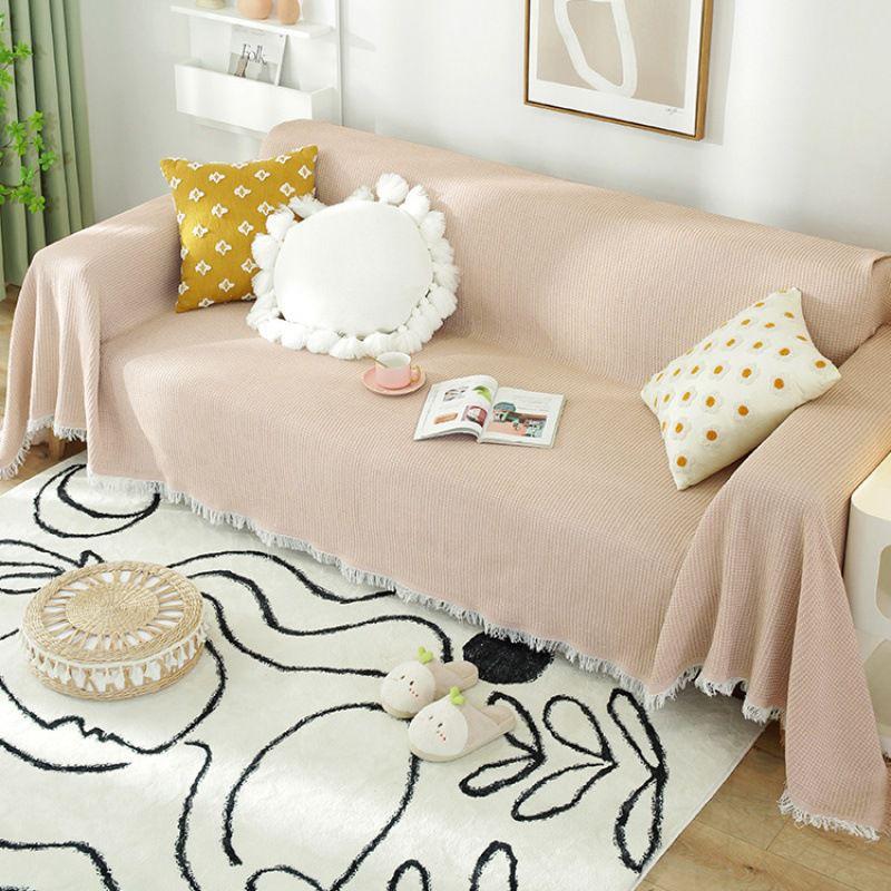 

Чехол для дивана Four Seasons, универсальный скандинавский стиль, чехол для дивана, полотенце, полное покрытие, одноместное, три, четыре сезона, одеяло для дивана 90*90CM