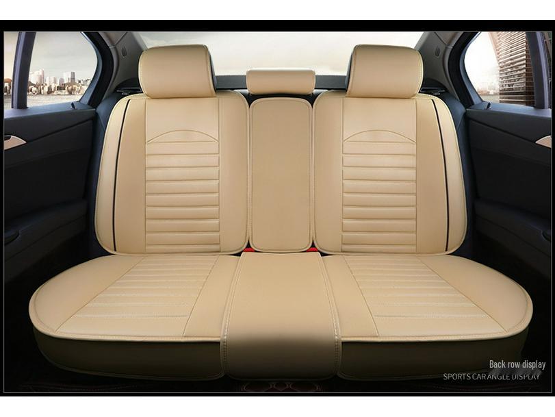 Universal 3D Full Leather Car Seat Cushion for All Seasons - Fits Sylphy, Haval H6/H2, Sagitar, Lavida, Baojun 560
