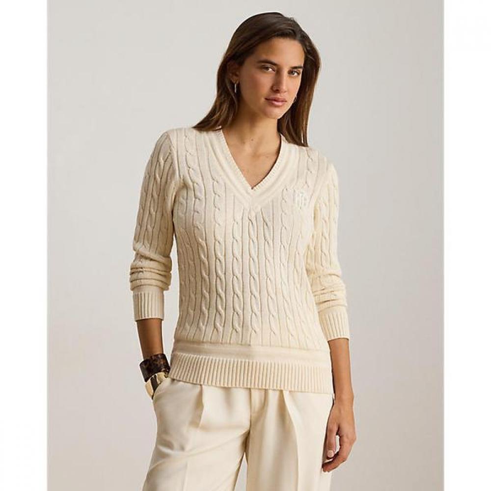 Lauren Ralph Lauren Cable Knit Cricket Sweater Wmlrswes6820933101 XS