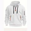 Men's Sweatshirts Hoodies Zippered Multi-pocket Pullovers Men's Sports Casual Jackets
