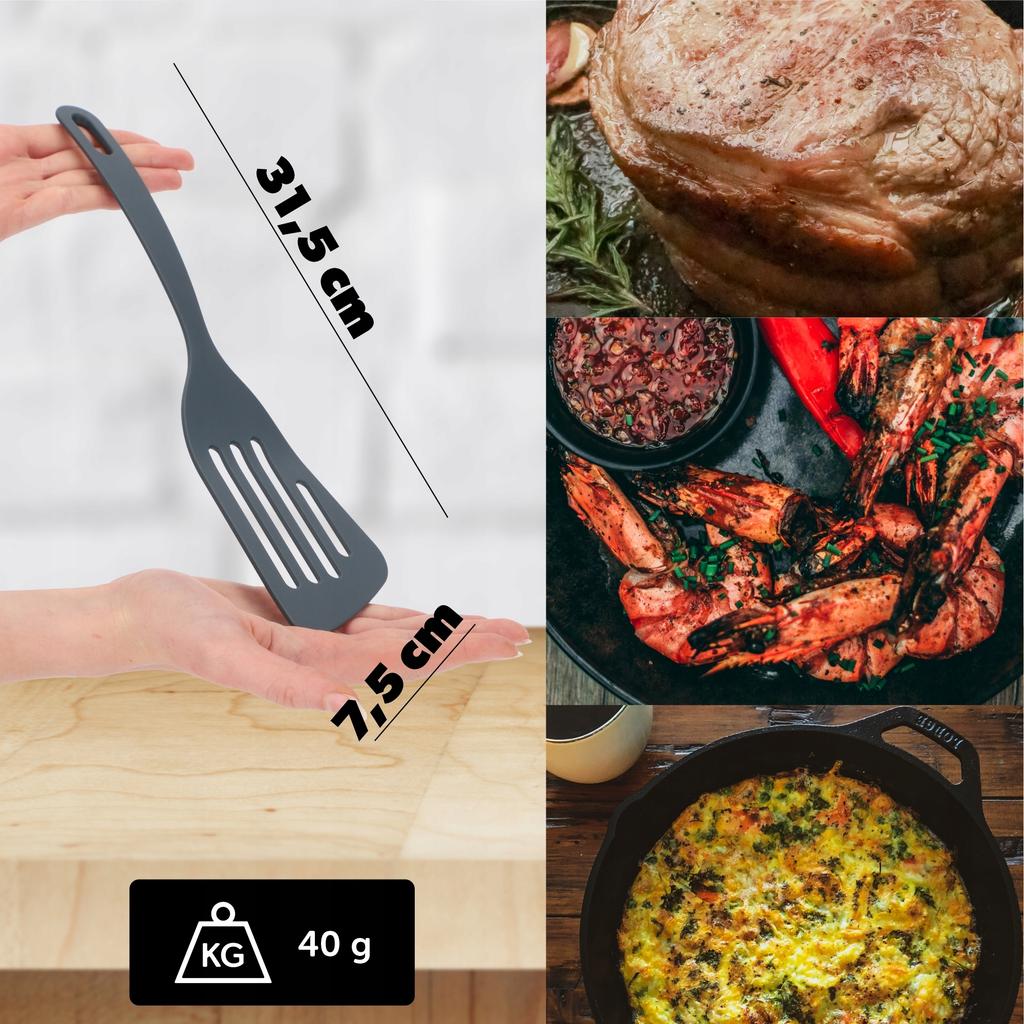 KADAX Kitchen Spatula Nylon Spatula Spoon 31 Cm