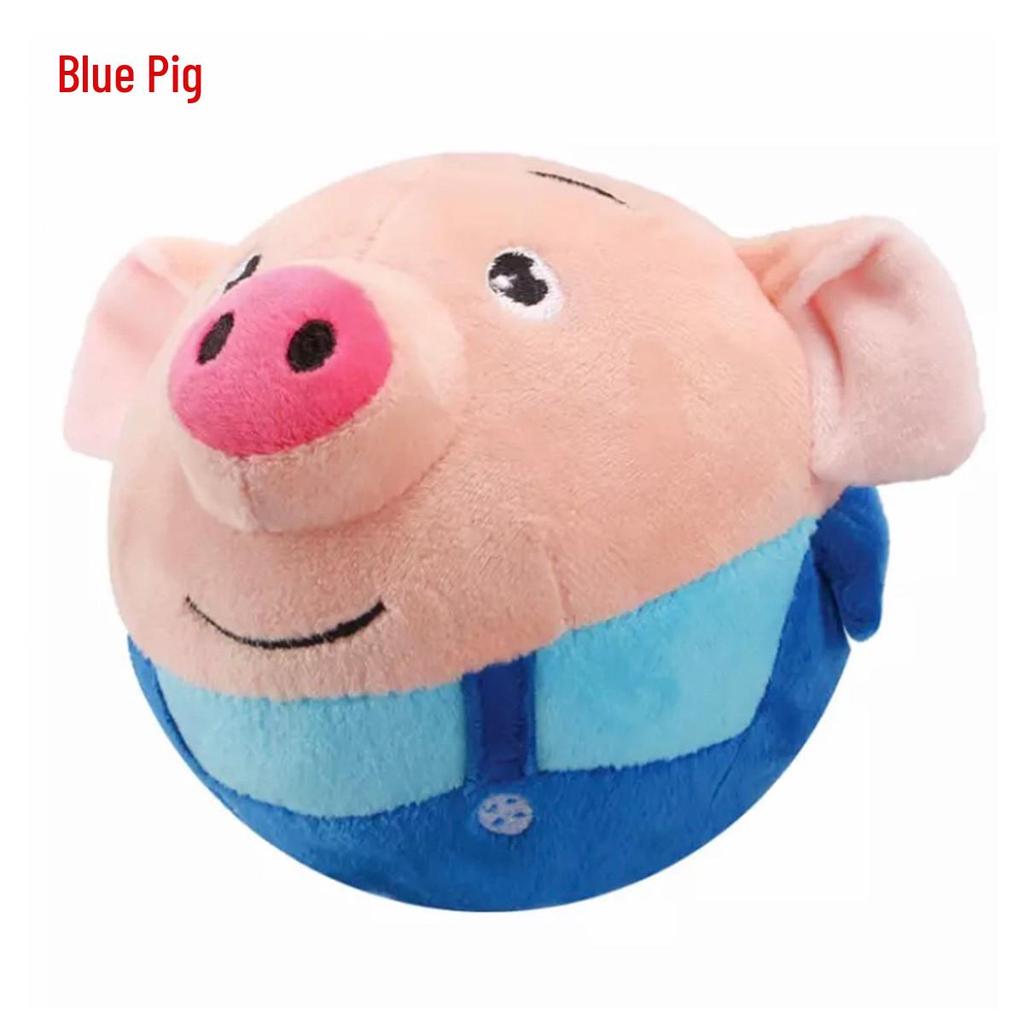 English Tiao Tiao Zhu Bouncy Ball - Baby Learning Toy, Seaweed Pig Design