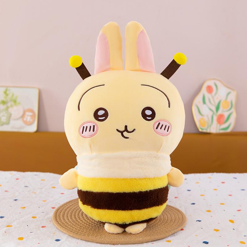 Plush Toy Bee Series Cute Cartoon Giji Character Backrest Stuffed Animal For Kids And Teens