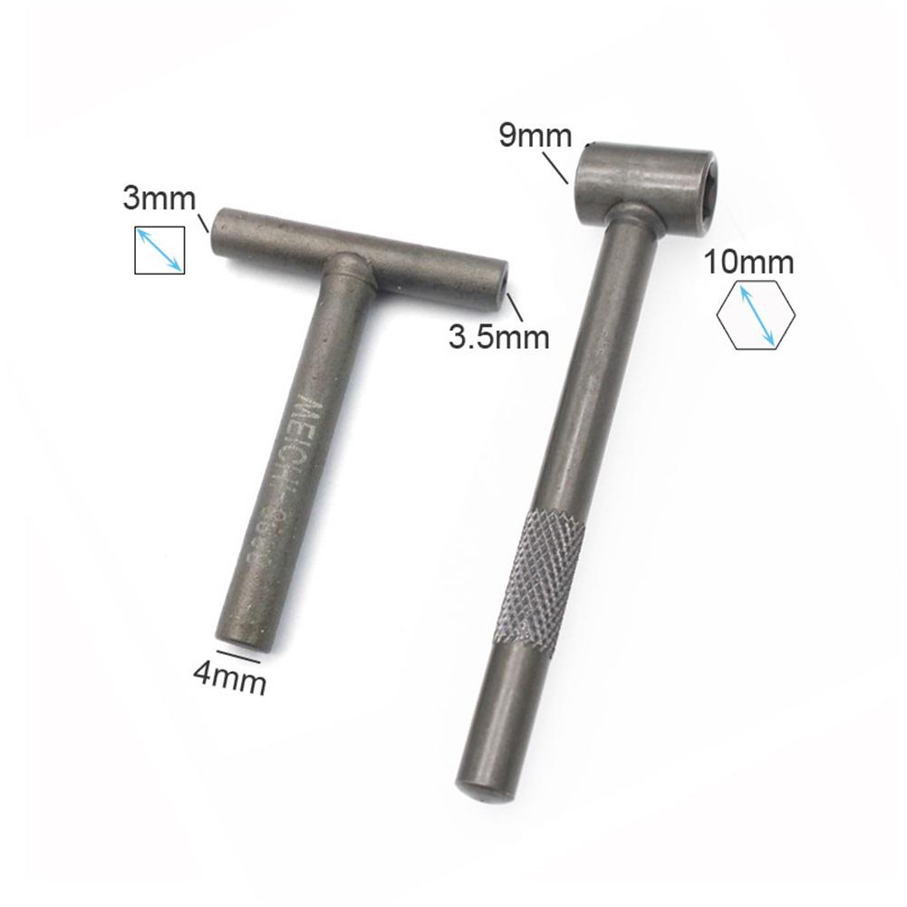 Valve Tappet Adjustment Tool Steel For Gy6 50 150cc Motorcycle Adjusting Spanner Square Hexagon Wrench Tool Removal Silver
