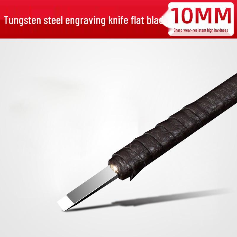 Handmade Wood & Stone Carving Tool Set for Beginners - Tungsten Steel Engraving Knives