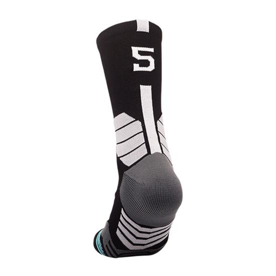 Șosete de baschet cu dungi anti-alunecare rezistente la șocuri Design util de imprimare Fotbal