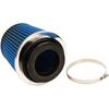 HIFROM High Flow Round Tapered Universal Clamp-On Air Filter 8136 for Vehicle,Washable Filter