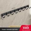 No-Drill Adhesive Hook: Wall-Mounted Towel Rack for Bathroom or Kitchen