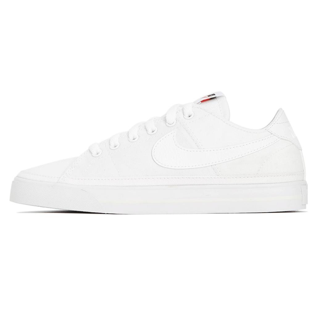 New Nike Court Legacy Canvas Triple White Women's CZ0294-100