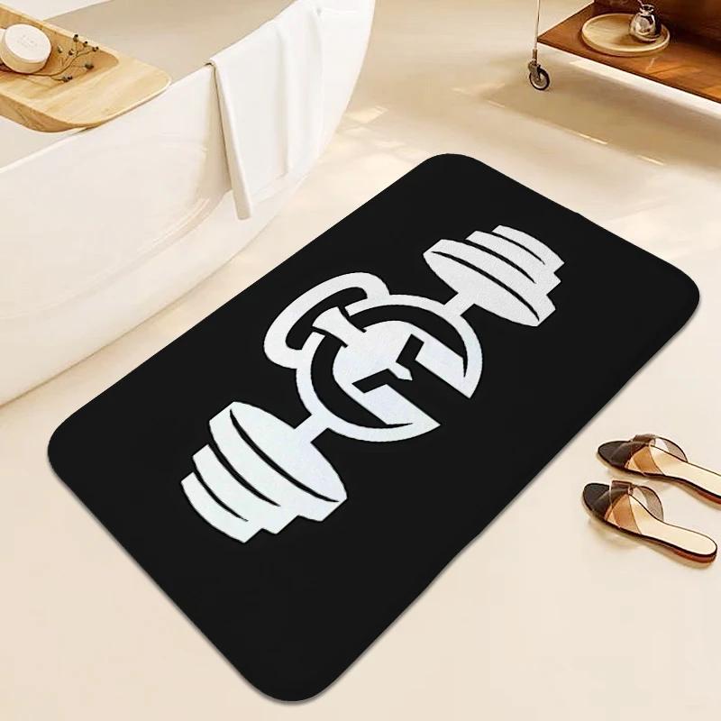 Gym Carpet for Bedroom Floor Mats Front Door Soft Living Room Funny Doormat Bathroom Hallway Sleeping Room Rug Aesthetic