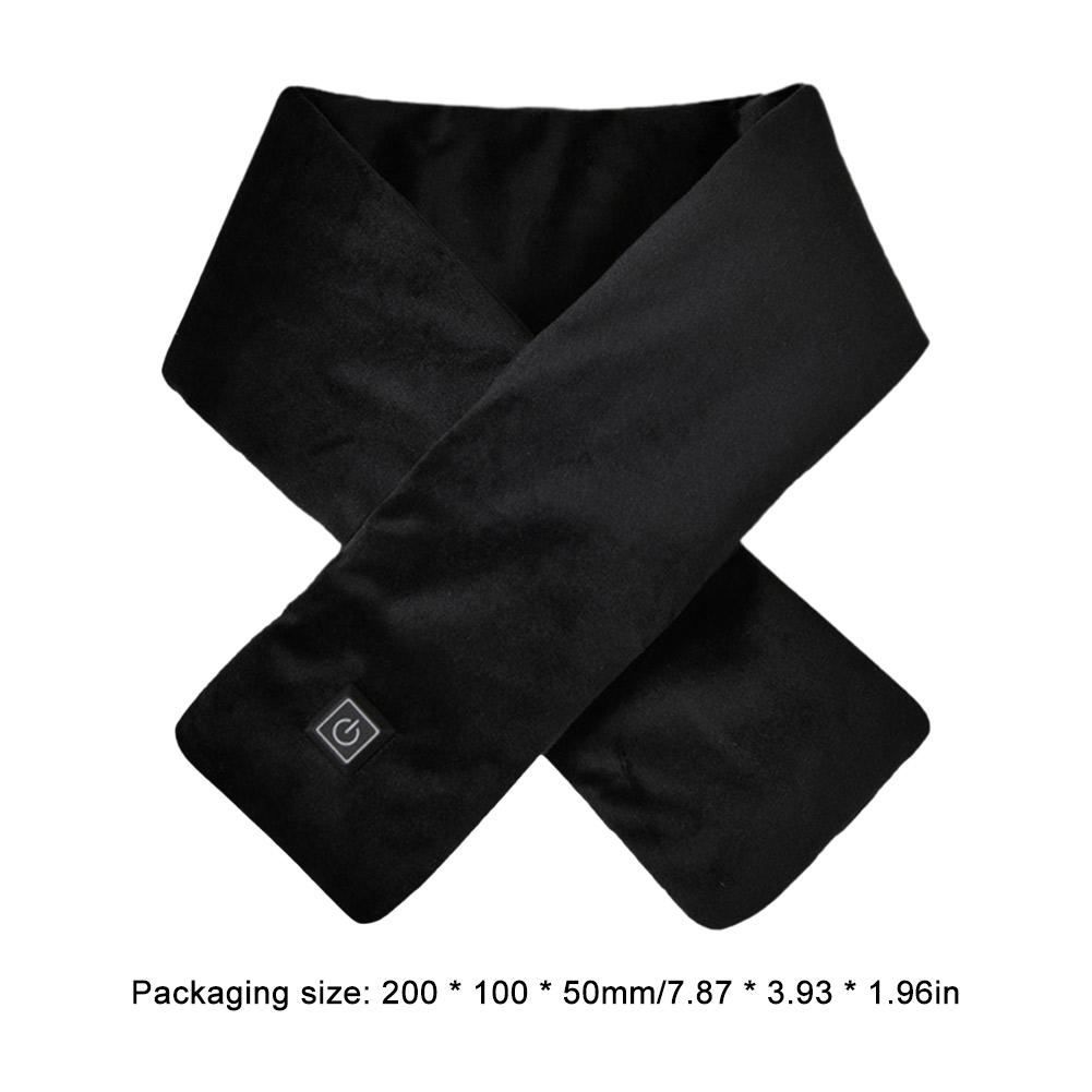 Heating Neck Braga Electric Heated Scarf Heateful Scarf USB Heating Scarf Washable 3 Gears Adjustable Thermal Neck Wrap Warmer