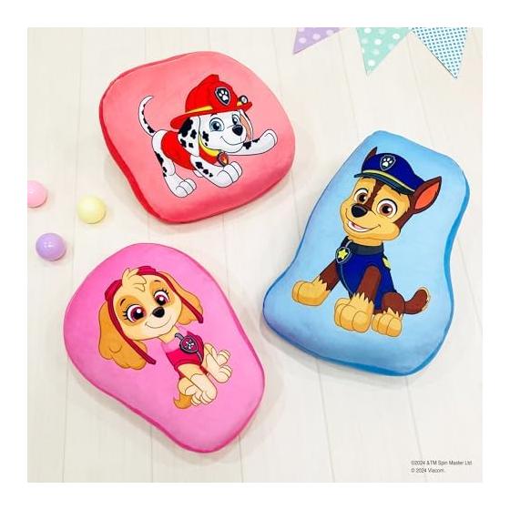 MORIPiLO Body Pillow Paw Patrol (Mochimochi Die-cut Cushion) Skin-friendly Fluffy Goods Stuffed Toy Nap Pillow Red 30x33x10cm Character Pillow