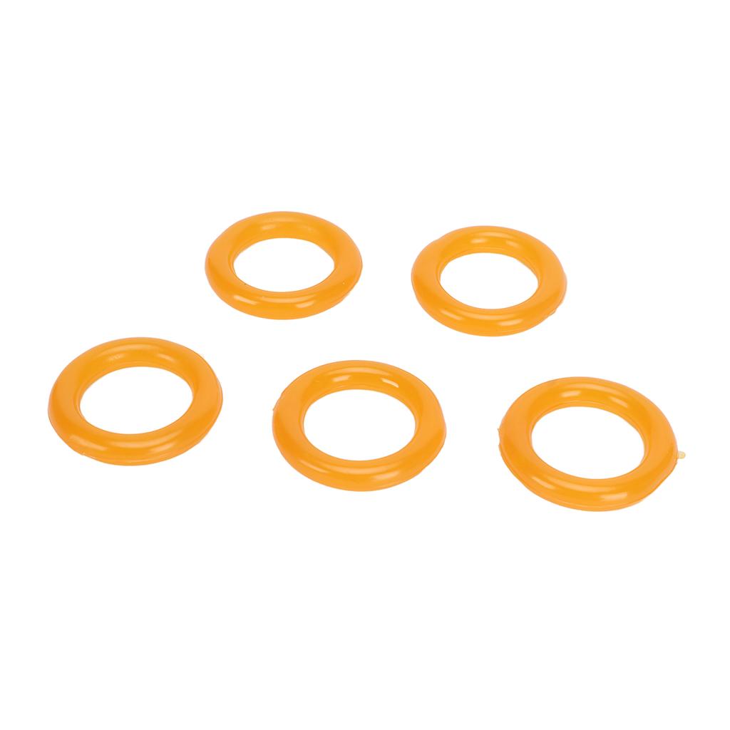 20pcs Bobbin Winder Rubber Tire Ring Flexible Elastic Portable Bobbin Winder Ring for Replacement Yellow