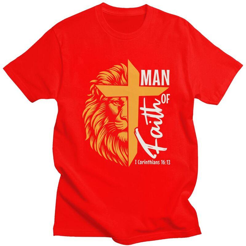 

Custom Man Of God Tshirt for Men Short Sleeves Leisure T Shirt Fashion Tshirts Loose Fit 100 Cotton Tees Gift Idea S