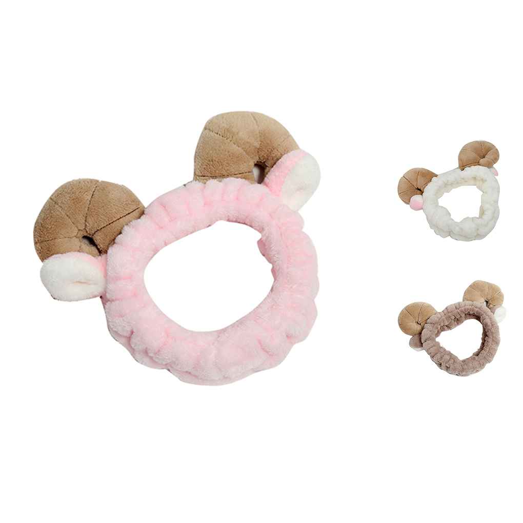 Women Cute Ears Elastic Headband Comfortable Wash Face Hair Holder Hairbands