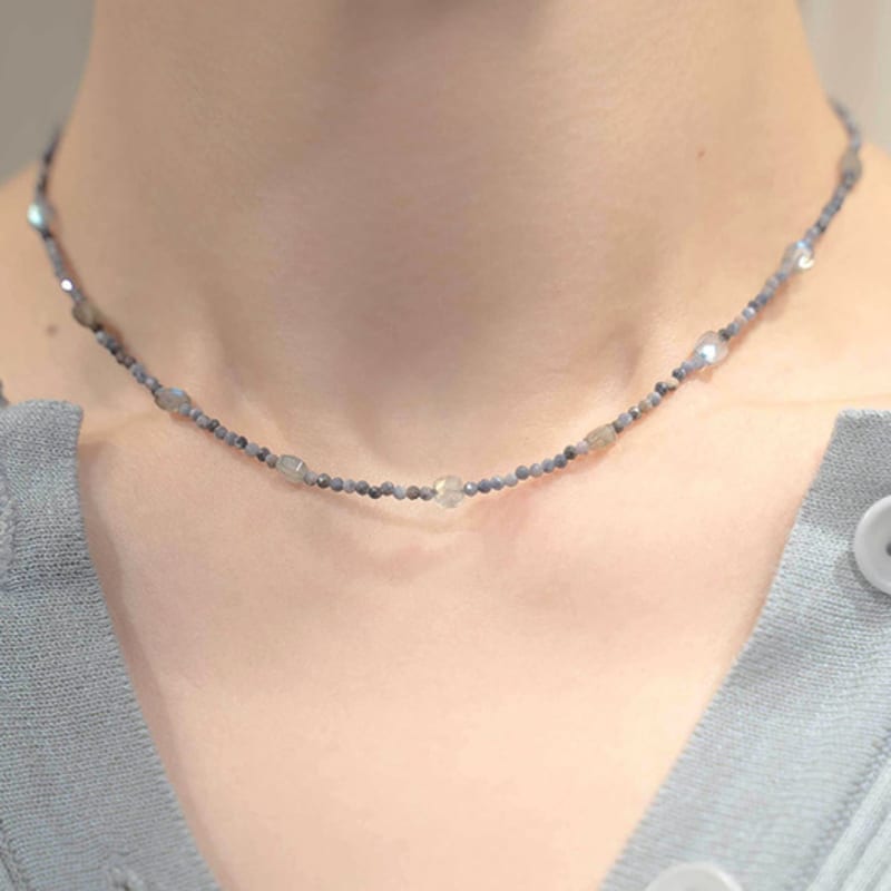 

HARANG HR 53N_Labradorite Necklace 45cm