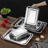 Stainless Steel Commercial Food Serving Tray