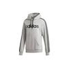 Adidas Long Sleeve Warm Fleece-Lined Hoodie Men Tops Gray DU0495