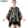 Womens Knitted Cape Sweater With Fringe Trim Retro Plaid Patchwork Street Style Winter Outerwear