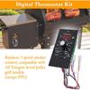 Digital Thermostat Kit Compatible with Traeger Pellet Grills BAC200 BAC388 BAC389 BAC382 Replacement Parts with LED Display Temperature Control Panel