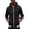 Men's Autumn/Winter Ribbed Stripe Zip-Up Hoodie