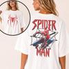 Vintage Spiderman Graphic Shirt, Distressed Spider-Man Comic Tee, Retro Y2K Streetwear Outfit