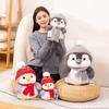 Plush Toy Penguin  Cartoon  Animal Stuffed Doll Gift Collectibles Room Cushion
