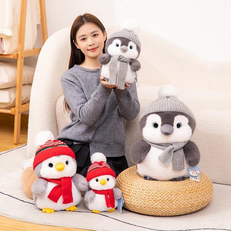 Plush Toy Penguin  Cartoon  Animal Stuffed Doll Gift Collectibles Room Cushion