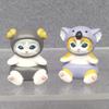 5pcs/6pcs PVC Cat Action Doll Cute Model Toys Kawaii Animal Headgear Doll  Christmas Gifts