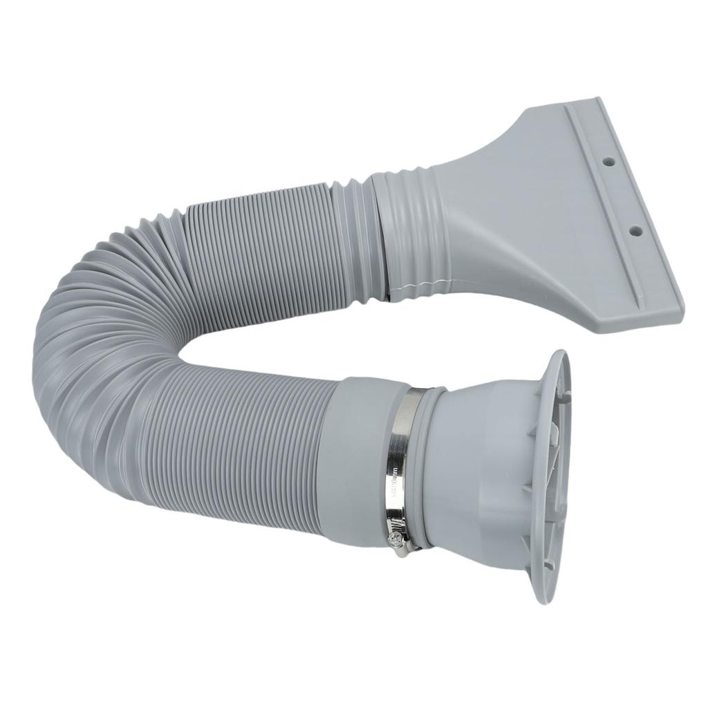  Brush Spray Booth Exhaust Extension Hose Kit Hobby Paint 67in Flexible with Flat Adapter Craft Projects Parts Accessories HS-E420H