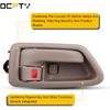 OCPTY Door Handle Interior Front Rear Right Passenger Side Replacement fit 1997-2001 for Camry Inside Door Handle Beige