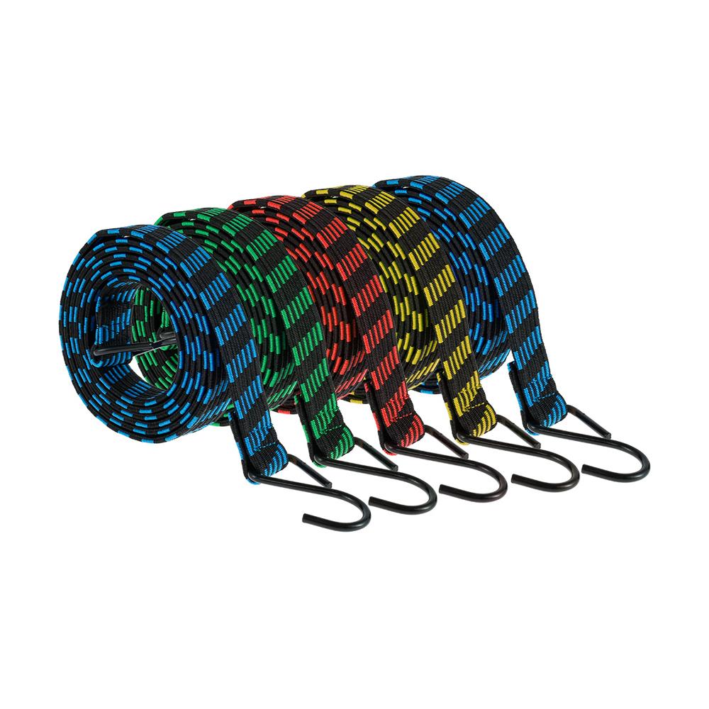 

5/10Pcs Elastics Luggage Rope Cord Motorcycle Bikes Cargo Fixed Strap with Hooks Heavy Duty Car Moving Cargo Bundle Rope