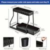 Double-layer Drawer Seasoning Household Kitchen Storage Rack Bathroom Sink Layer Debris Storage Rack