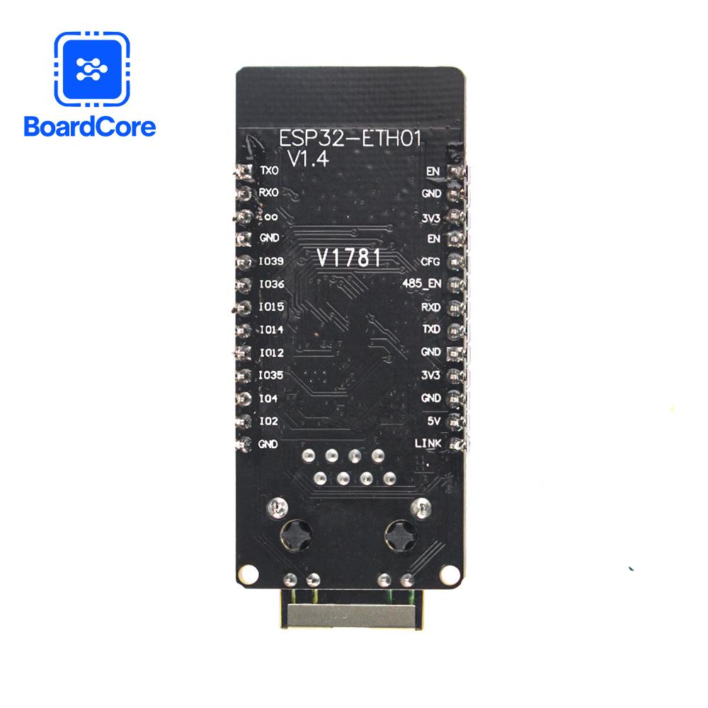 WT32-ETH01 Ethernet Wifi Embedded Serial Port Networking Bluetooth-compatible Combo Gateway MCU ESP32 Wireless Module