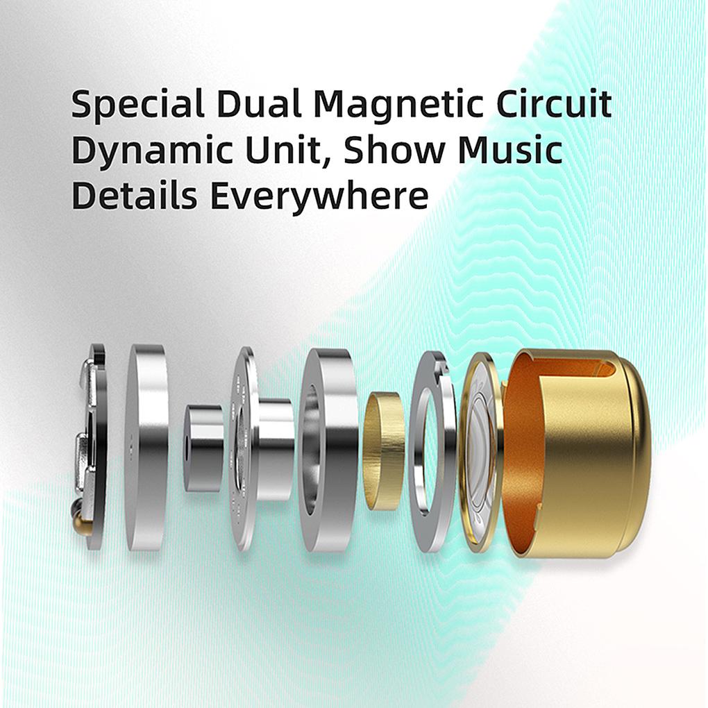 KZ EDX PRO Earphone With Earphone Bag 10mm Dual Magnetic Circuit Dynamic Drive HIFI Music Earbud Sport Noise Cancelling Headset