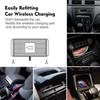 Silicone Pad Stand Wireless Charger Car For iPhone15 14 13 12 Xiaomi Samsung Huawei Mobile Phone Fast Car Wireless Charging