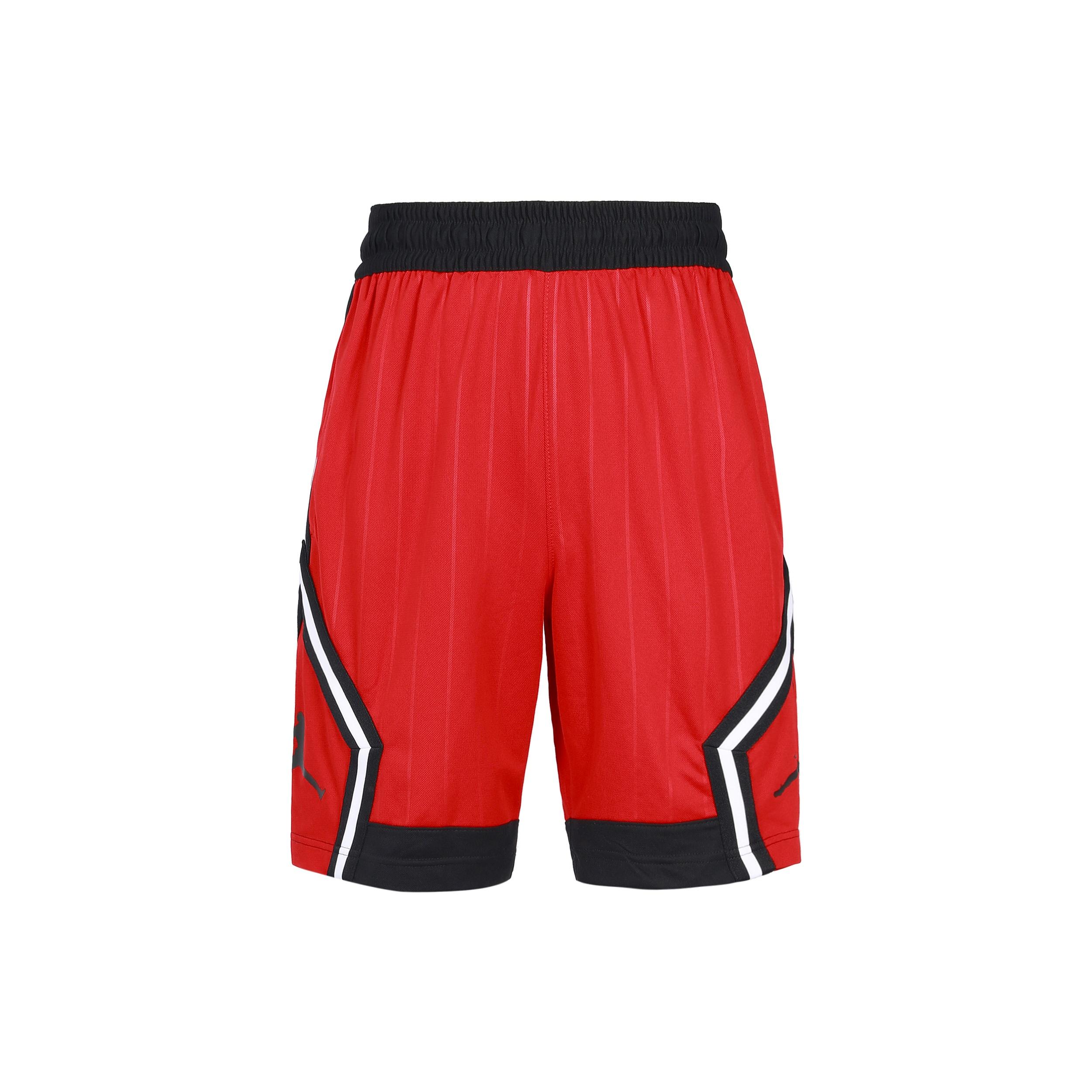 Air Jordan Jumpman Diamond Basketball Sports Printing Loose Breathable Shorts Red Men s DH9497-687 L