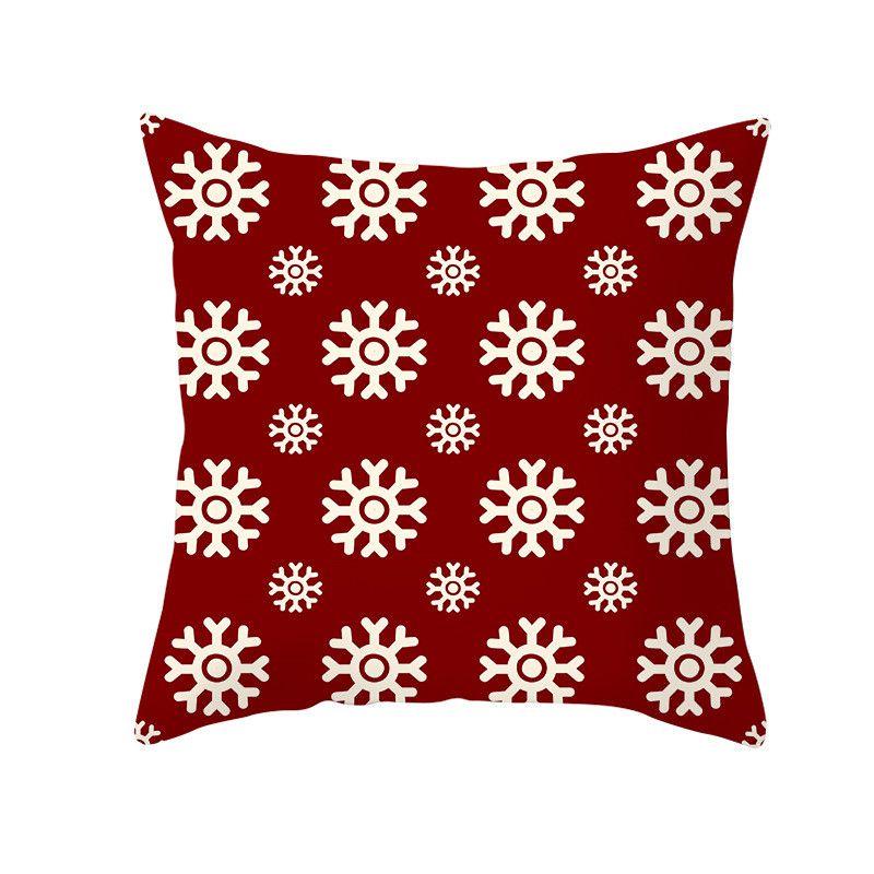 Luxurious Peach Skin Velvet Cushion Cover Featuring Santa Claus For Holiday Cheer