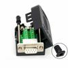 Black Electrostatic Rubber Core 9pin DB9 Connector DSUB Serial Adapter Breakout Board with Recyclable PVC Shell