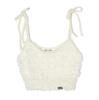 Milkfed Shaggy Neck Ribbon Off White Women's Camisole,