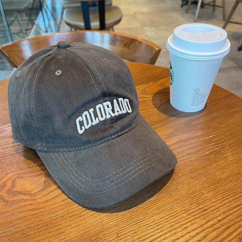 Big face suitable hat trendy brand baseball cap men's wide brim soft top cap women's autumn and winter