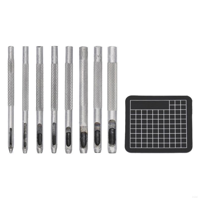 Heavy Duty Alloy Round Hole Puncher Hollow Leather Hole Punching Tool For Leathercraft Belts Shoes Watch Band Making