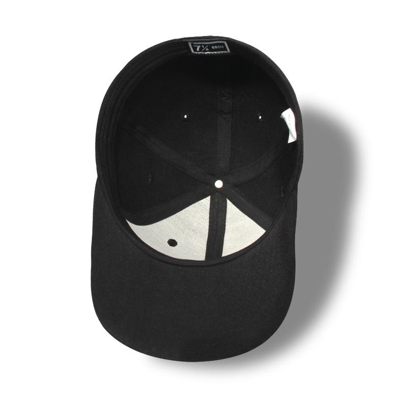 Men Women Baseball Cap Hip Hop Cotton Solid Color Flat Brim Visor Cap For Running Workout Outdoor Activities