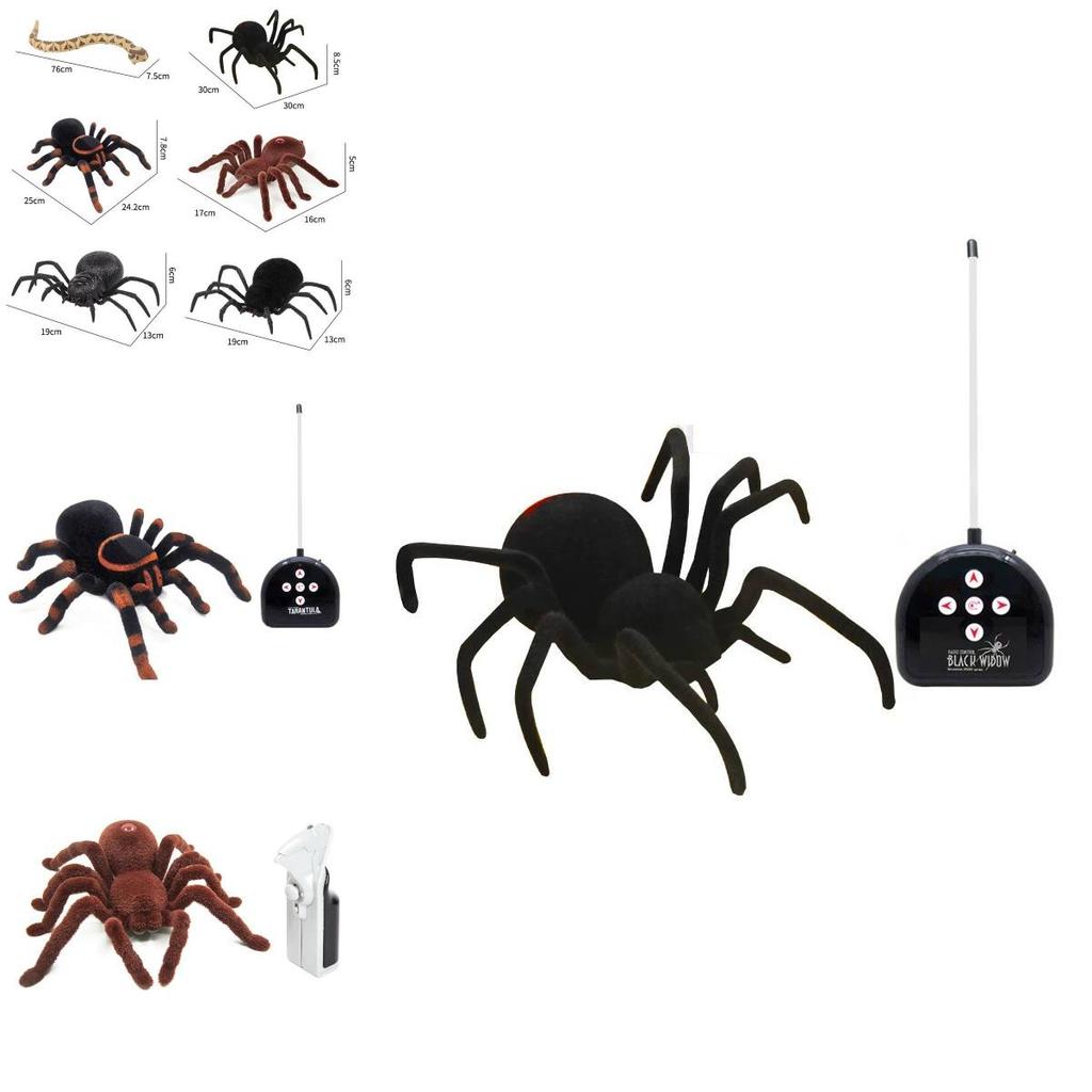 Remote Control Spider Toy With Plastic Material For Kids Age 7 To 14