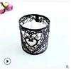 10 Pieces of LED Candle Lampshade Pattern Heart-shaped Festive Decoration Suitable for Christmas and Wedding