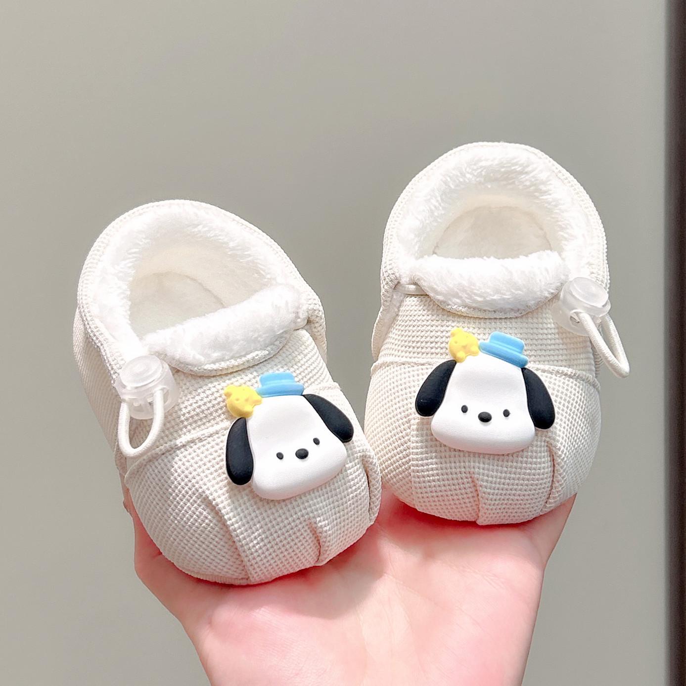 

Non-Slip Cartoon Cotton Baby Shoes: Soft Bottom for Spring/Autumn, 0-12 Months S, Inner Length 10.5cm, 0-5 months